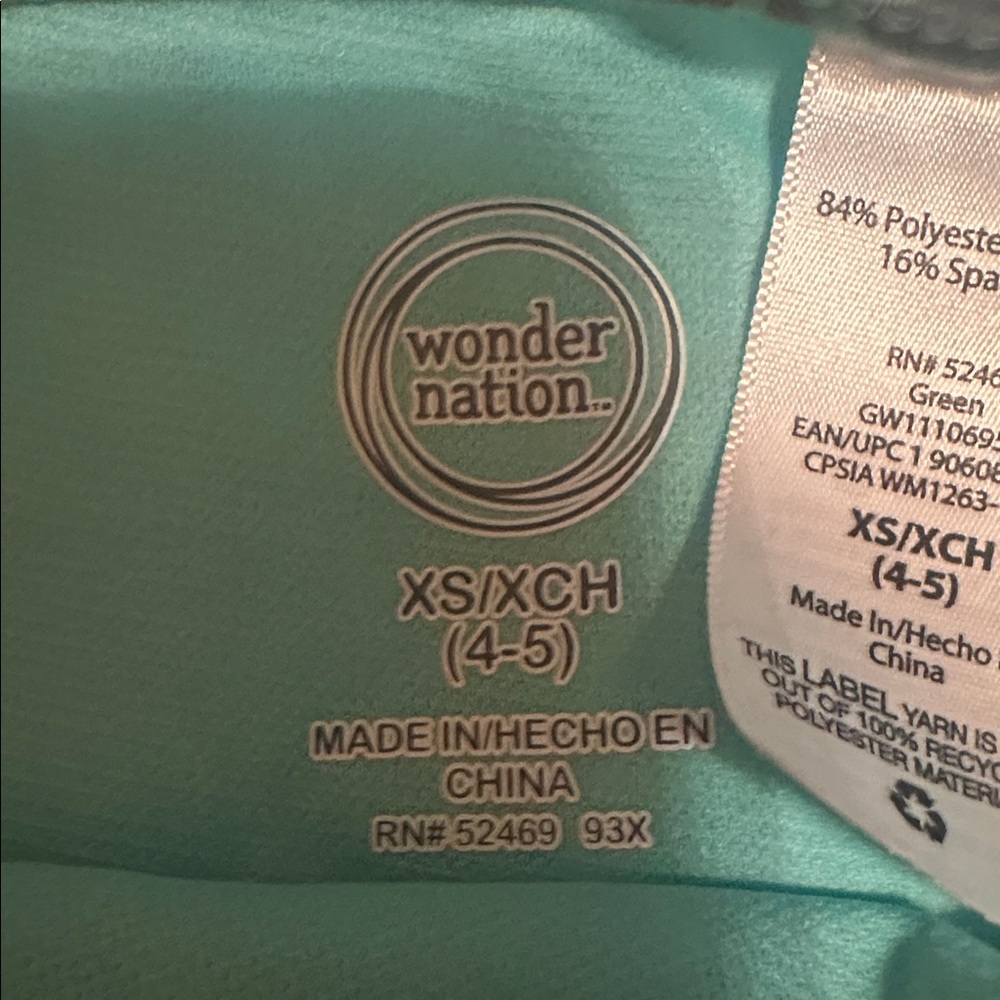 Wonder Nation Aqua Mermaid Swim Set - Picture 2 of 4